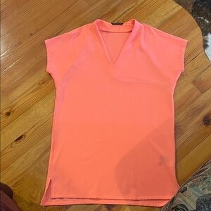 Felicity & Coco Vibrant Coral Tunic Dress